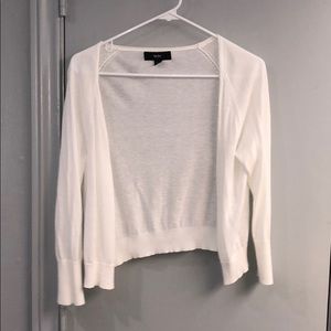 Crop mid sleeve lightweight sweater